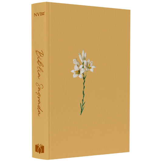 Bíblia Sagrada Lírios | NVI | Capa Dura Amarela