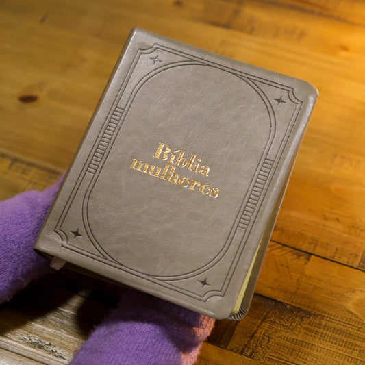 Bíblia Mulheres | Viviane Martinello | NAA | Espaço Para Anotações | Acinzentada