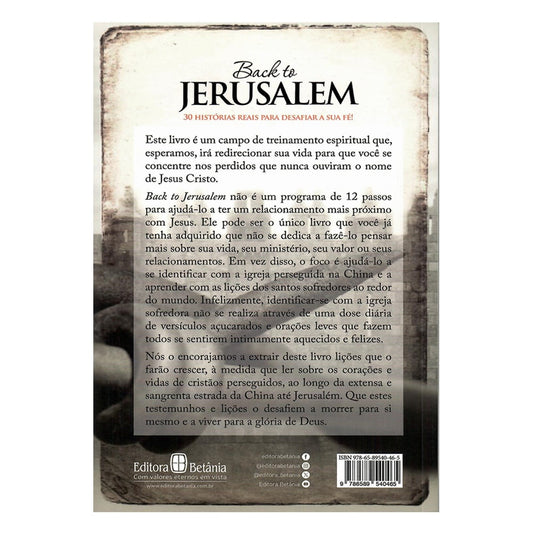 Back to Jerusalem | Eugene Bach