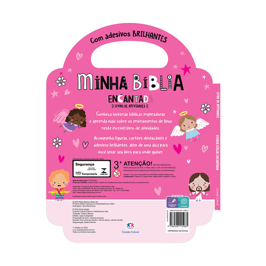 Minha Bíblia Encantada - com Adesivos Brilhantes e Atividades Incríveis | Ciranda Cultural