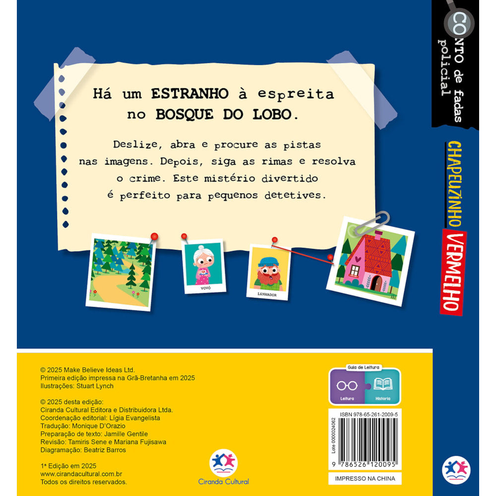 Conto de Fadas Policial: Chapeuzinho Vermelho | Ciranda Cultural