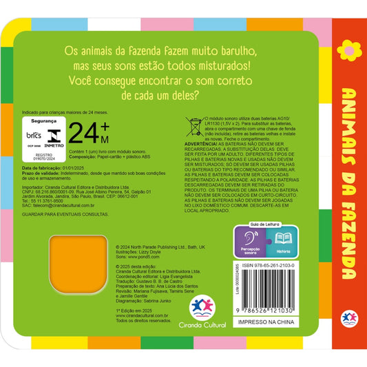 Animais da Fazenda | Ciranda Cultural