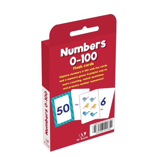Flash Cards: Numbers 0 To 100 | W.books