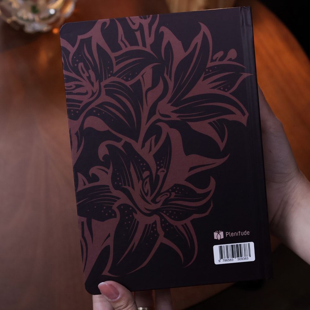 Bíblia Sagrada Flores | KJA | Letra Maior | Capa Dura Vinho