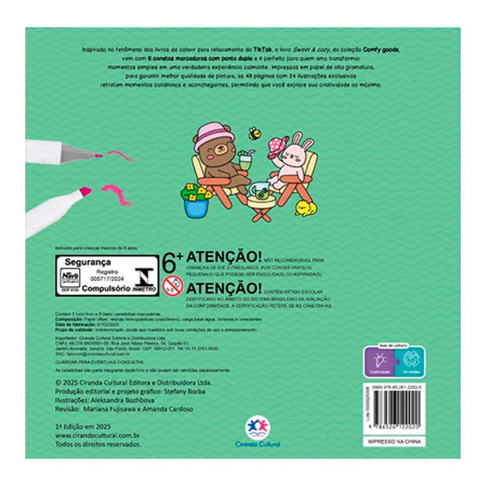 Comfy Goods | Sweet and Cozy | Para Colorir com Canetinhas