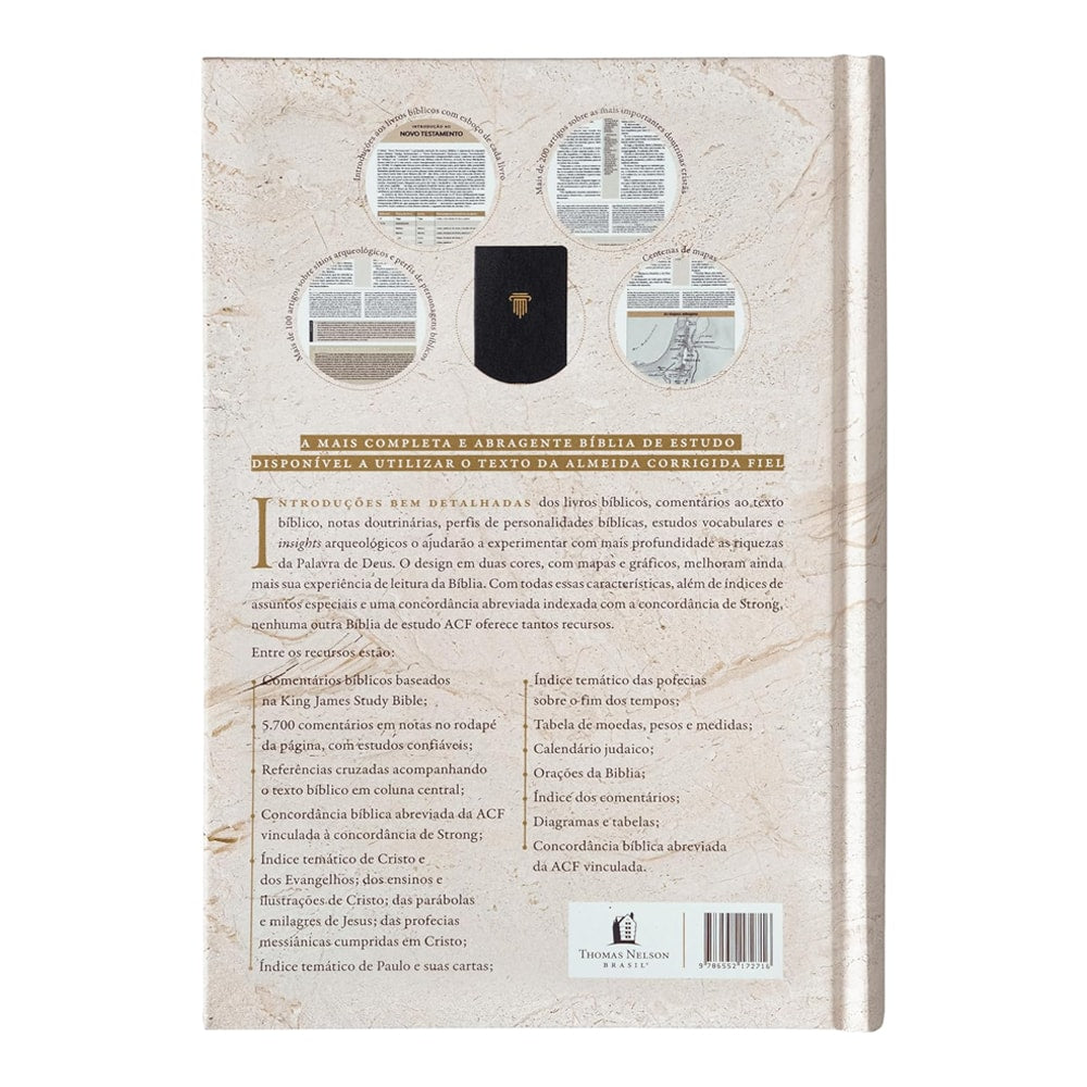 Bíblia de Estudo | ACF | Leitura Perfeita | Capa Dura