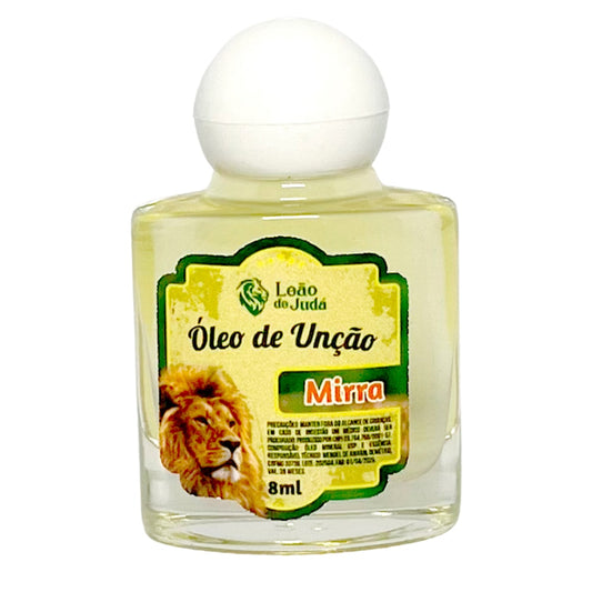 Óleo de Unção 8 ml | Leão de Judá | Mirra
