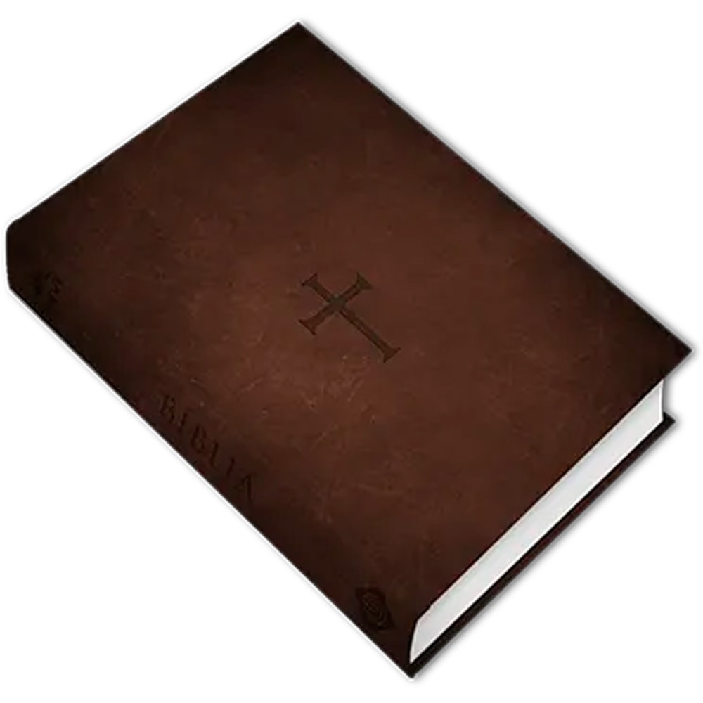 Bíblia Sagrada Cruz | NVI | Capa Flexível Marrom