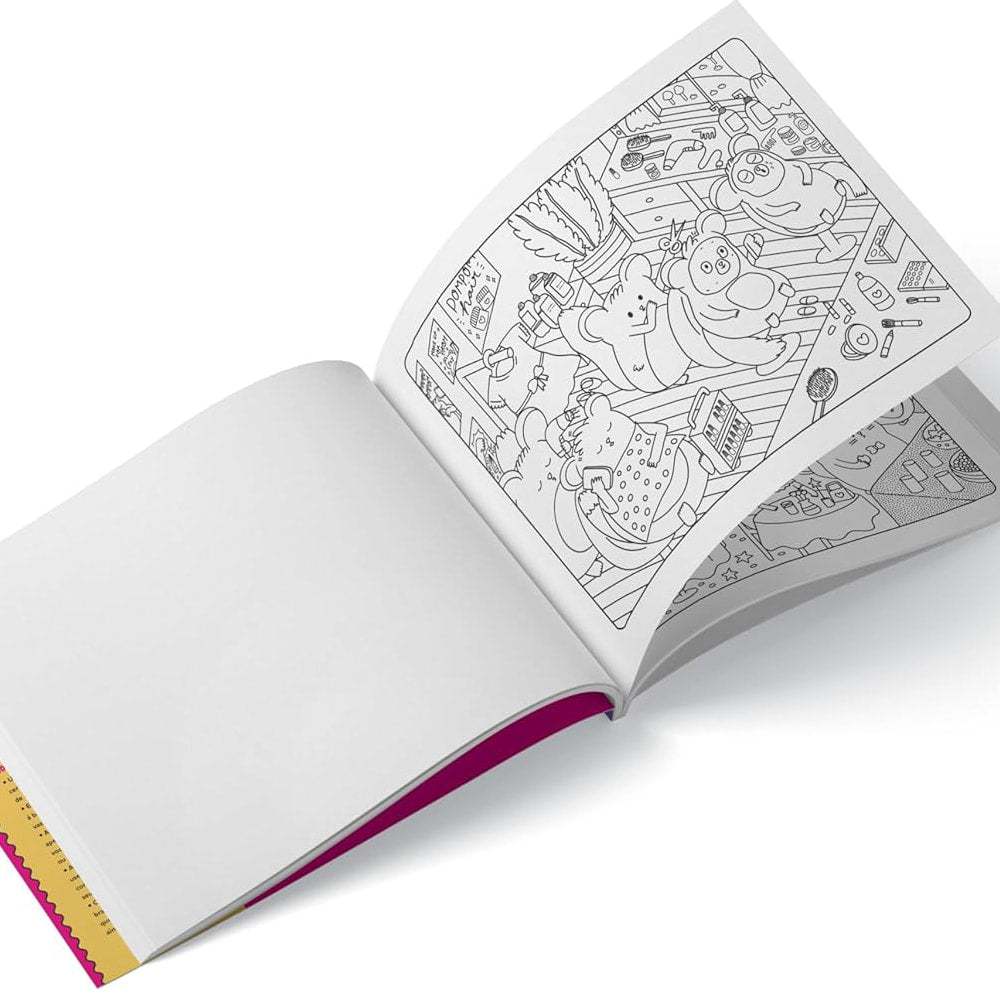 Pompom e Amigos | Livro de Colorir