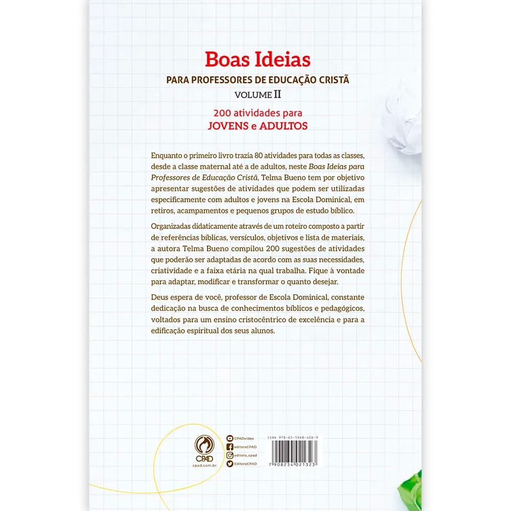 Boas Ideias para Professores de Educação Cristã | Telma Bueno | Volume II