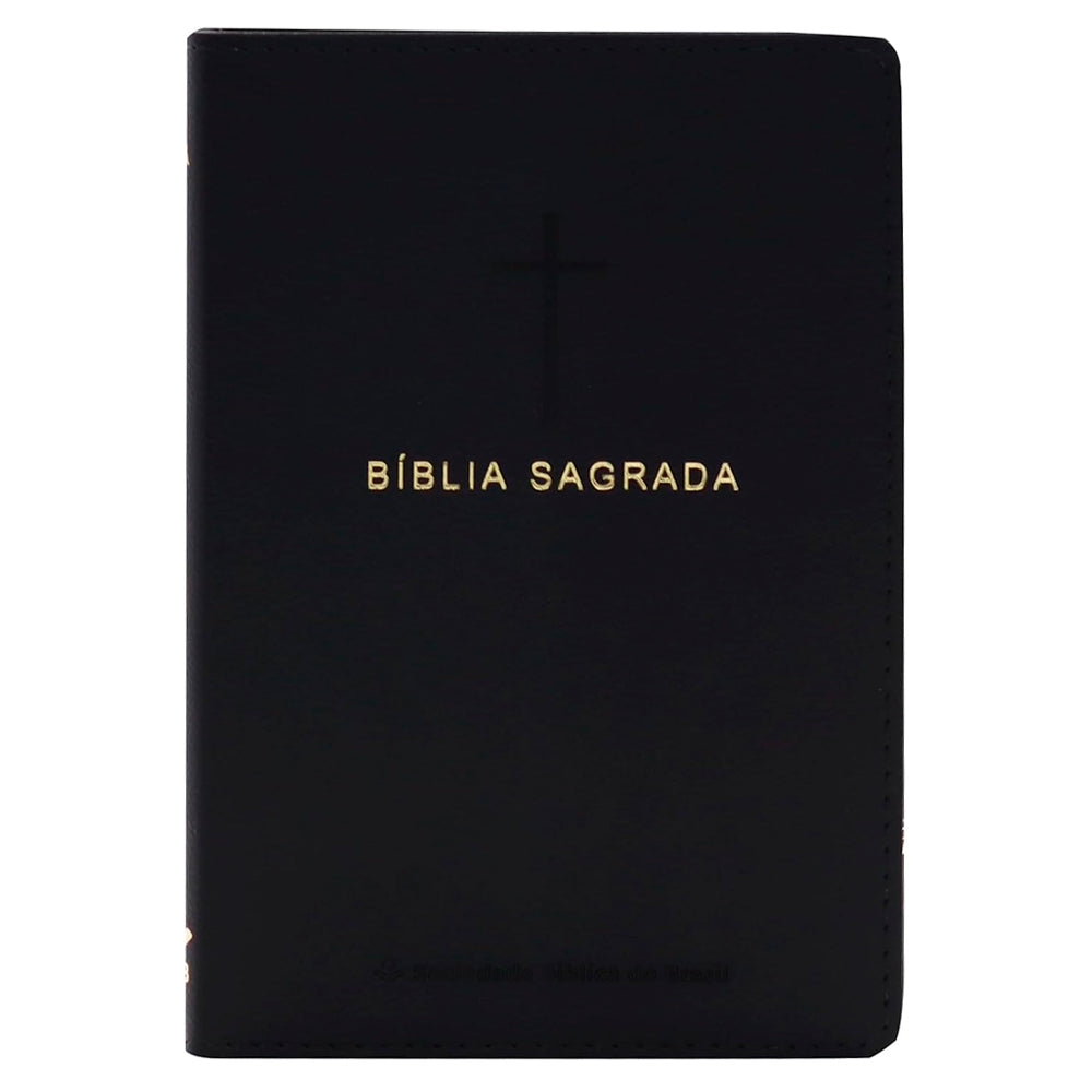 Bíblia Sagrada | NAA | Referências Cruzada | Capa Luxo Preta
