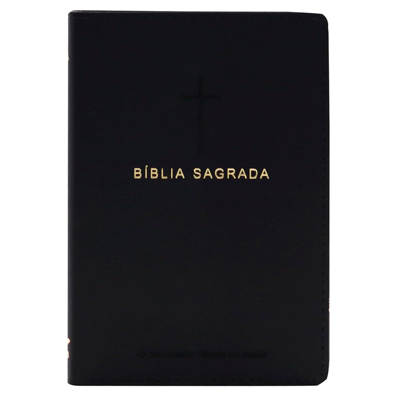 Bíblia Sagrada | NAA | Referências Cruzada | Capa Luxo Preta
