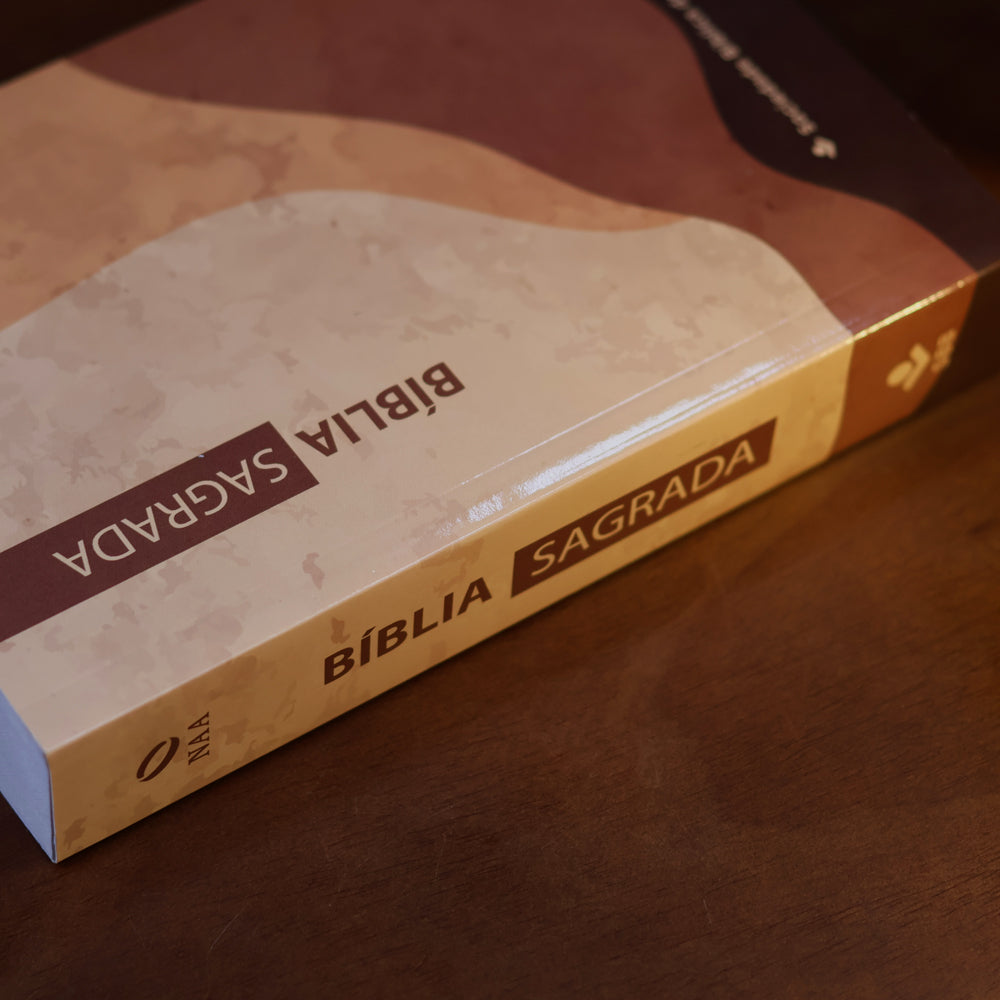 Bíblia Sagrada Montanha | NAA | Capa Brochura Marrom
