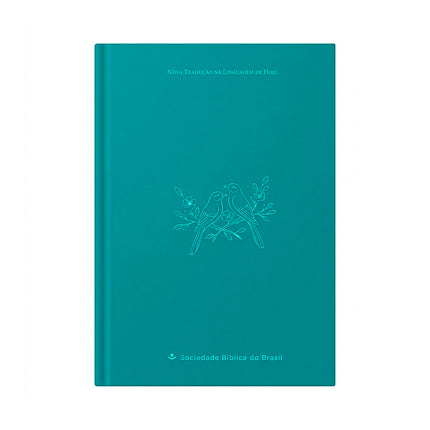 Bíblia Sagrada Pássaros | NTLH | Capa Dura Azul Claro