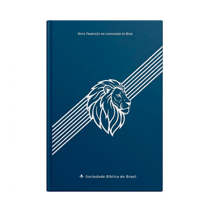 Bíblia Sagrada Leão | NTLH | Capa Dura Azul Escuro