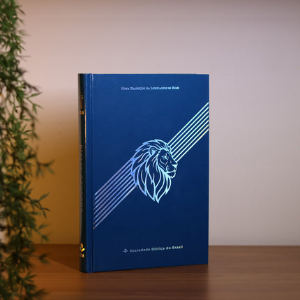 Bíblia Sagrada Leão | NTLH | Capa Dura Azul Escuro