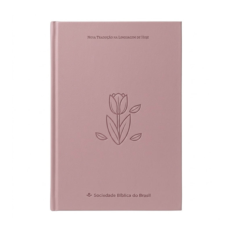 Bíblia Sagrada Tulipa | NTLH | Capa Dura Rosa