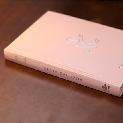 Bíblia Sagrada Tulipa | NTLH | Capa Dura Rosa