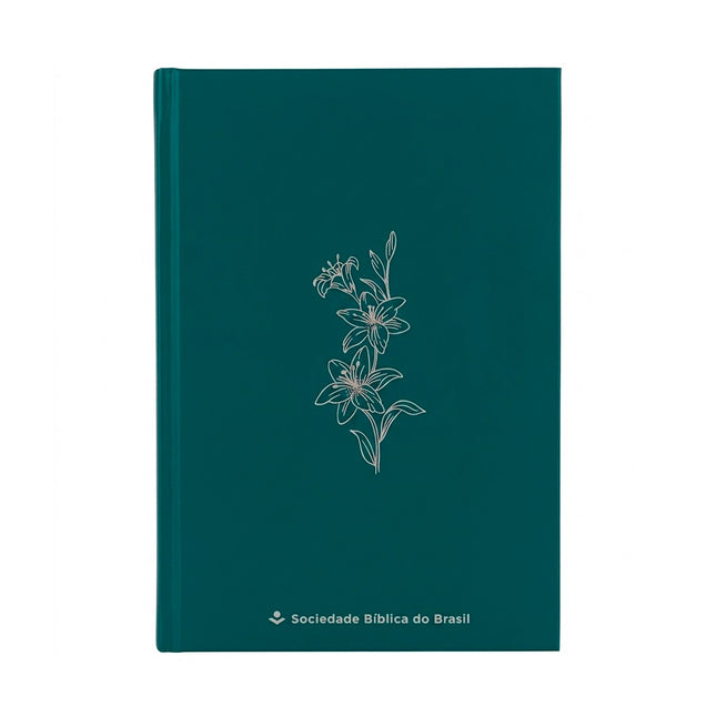 Bíblia Sagrada Mare | ARA | Lírios | Capa Dura Verde