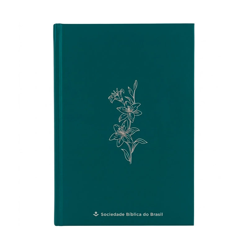 Bíblia Sagrada Mare | ARA | Lírios | Capa Dura Verde