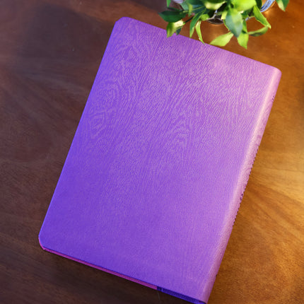 Bíblia Sagrada | NTLH | Letra Grande | Legno Duo Roxo e Lilás