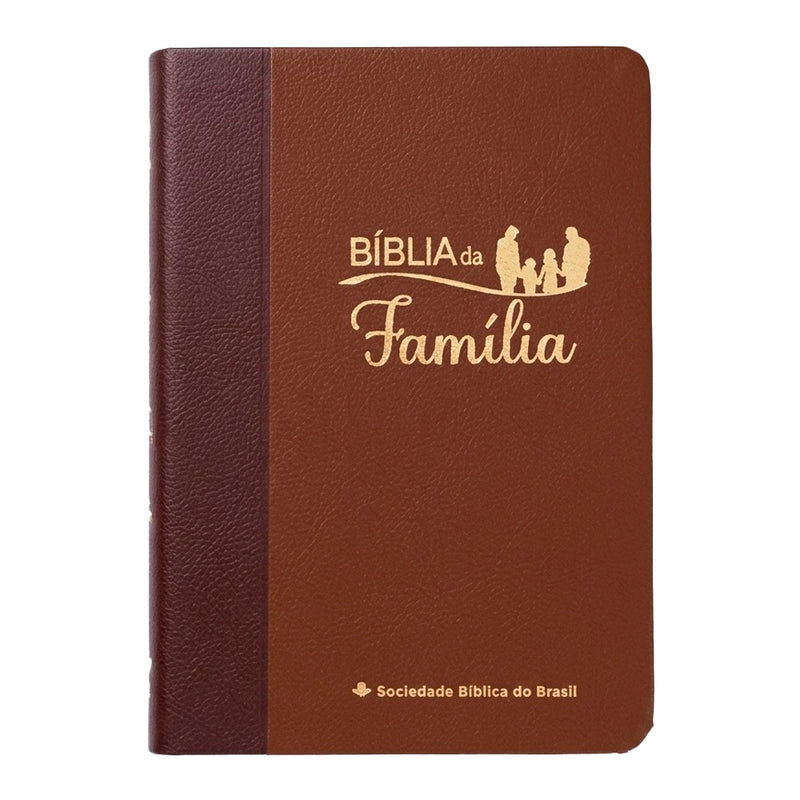 Bíblia da Família | ARA |  Letra Normal | Capa Marrom