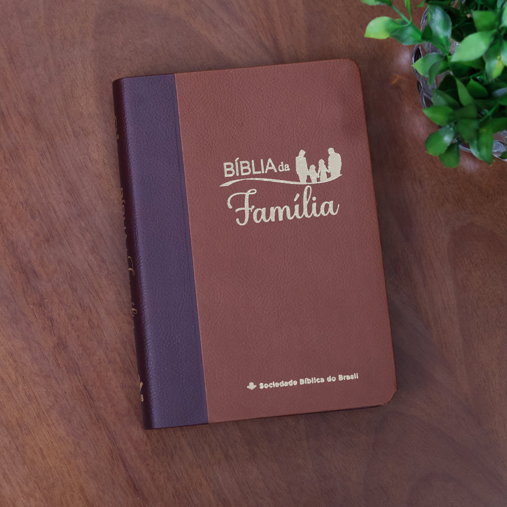 Bíblia da Família | ARA |  Letra Normal | Capa Marrom