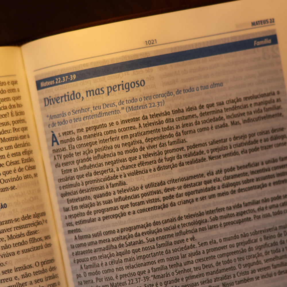 Bíblia da Família | ARA |  Letra Normal | Capa Marrom
