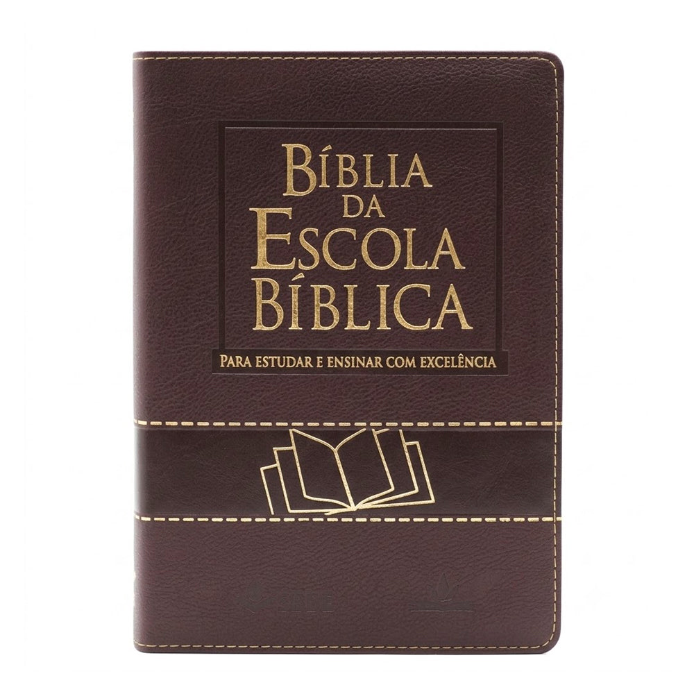 Bíblia da Escola Bíblica | NAA | Letra Normal |  Capa Vinho