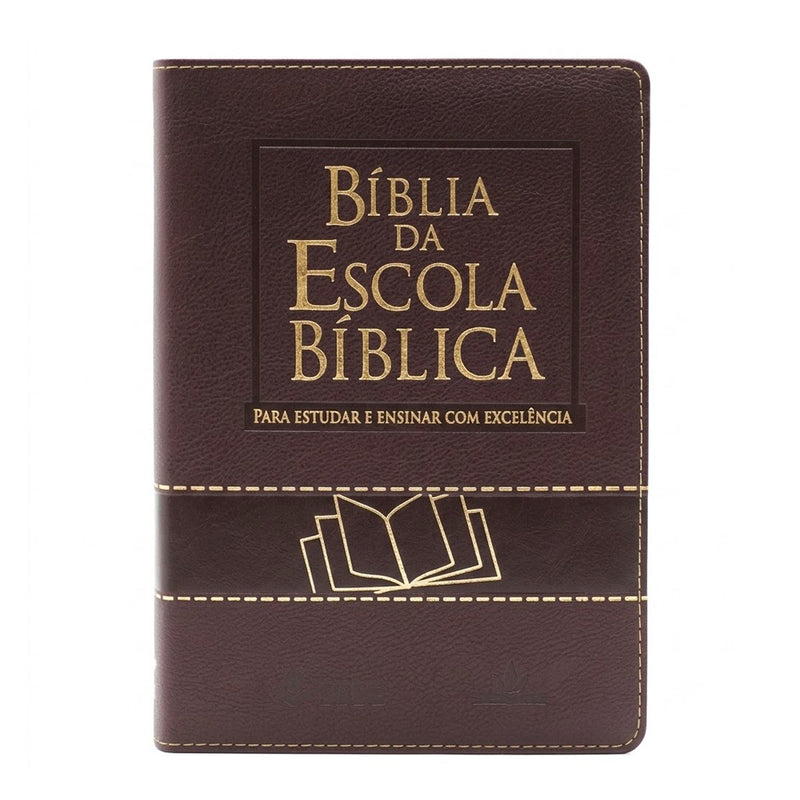 Bíblia da Escola Bíblica | NAA | Letra Normal |  Capa Vinho