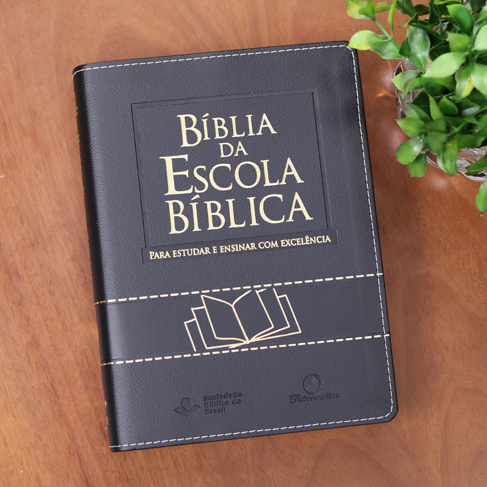 Bíblia da Escola Bíblica | NAA | Letra Normal |  Capa Preta