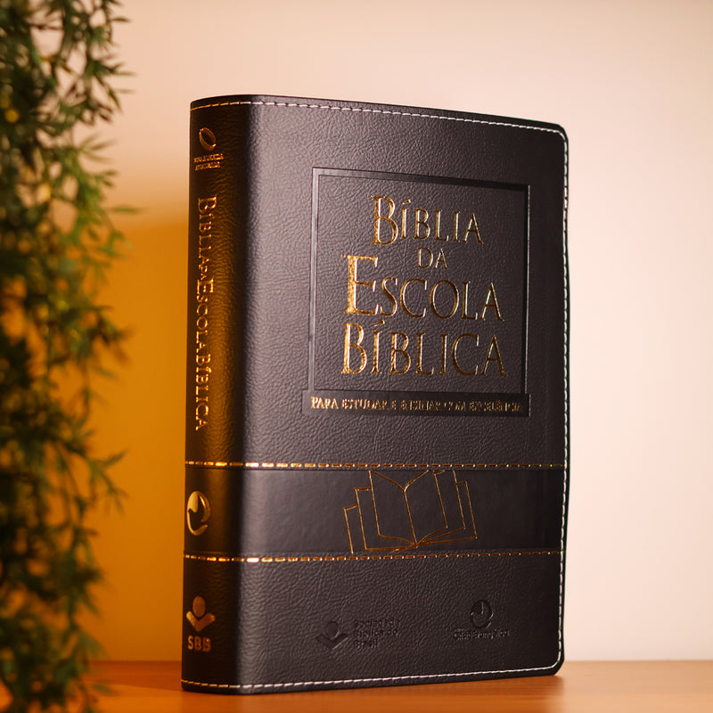Bíblia da Escola Bíblica | NAA | Letra Normal |  Capa Preta