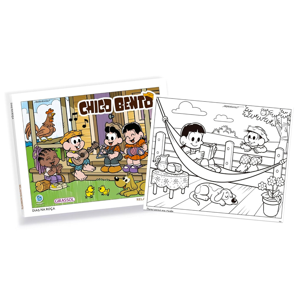 Livro de Colorir | Chico Bento | Dias na Roça