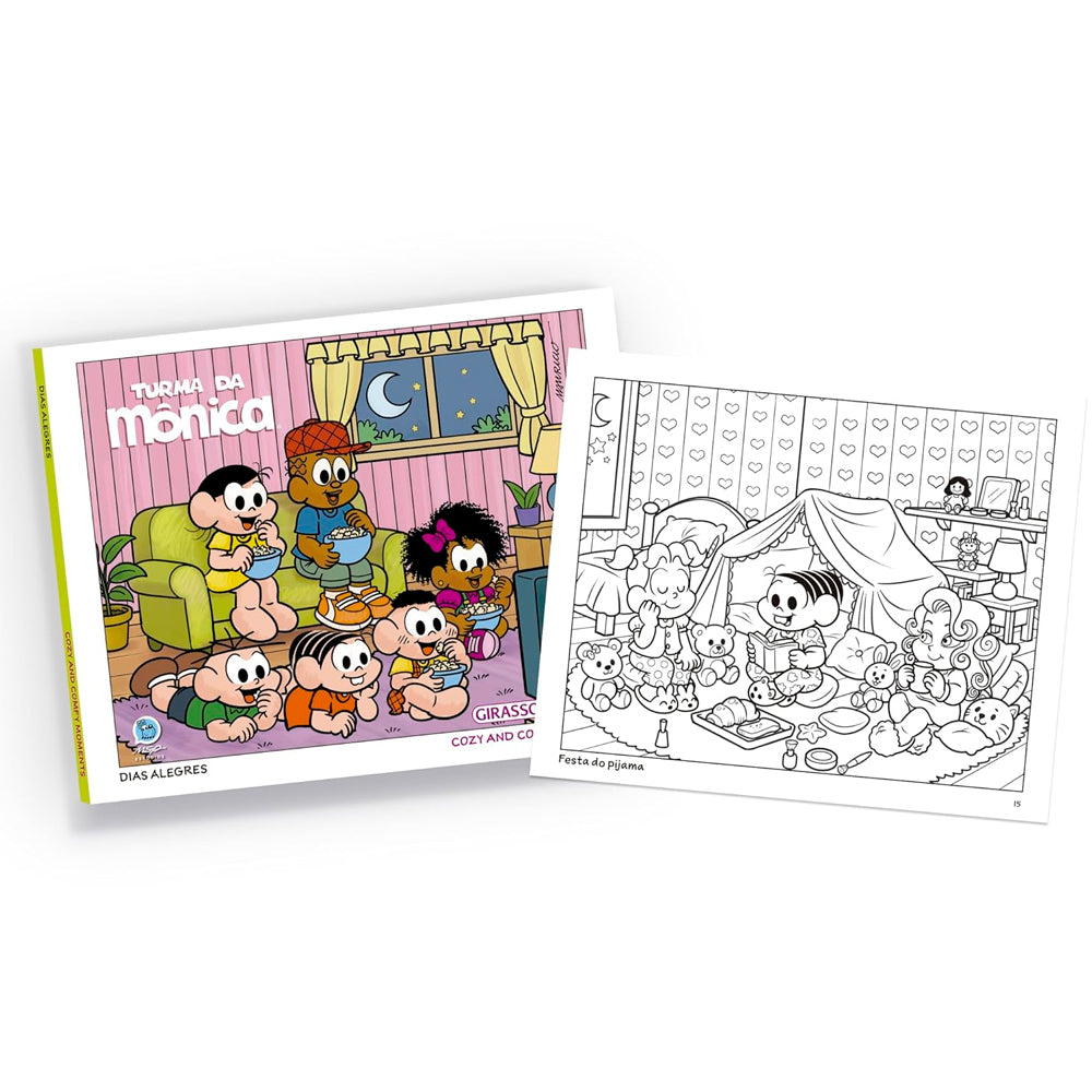 Livro de Colorir | Turma da Mônica | Dias Alegres