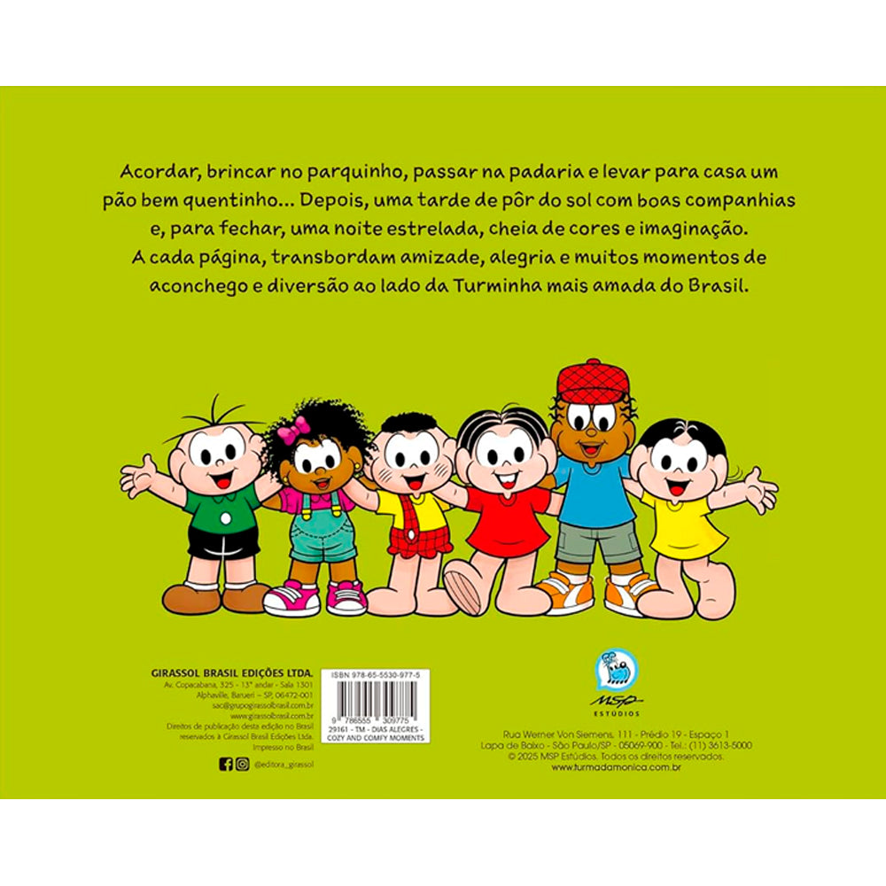Livro de Colorir | Turma da Mônica | Dias Alegres