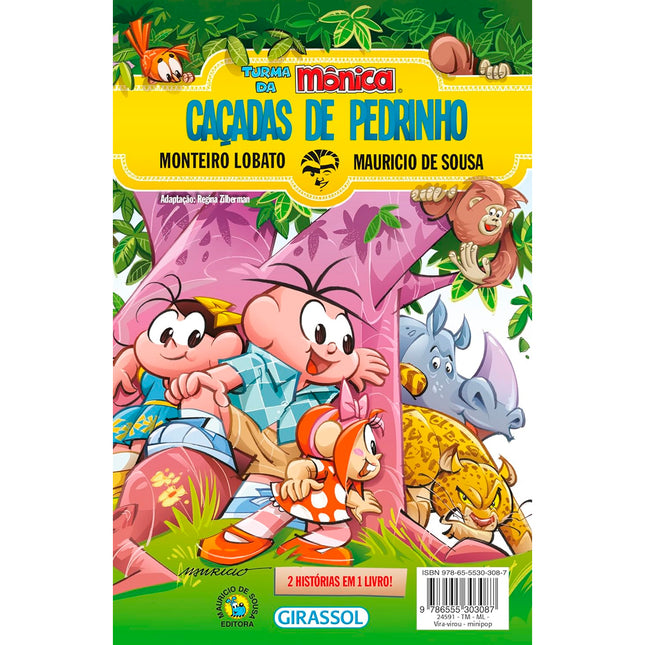 O Sítio do Pica-Pau Amarelo e Caçadas de Pedrinho | 2 Histórias em 1 Livro | Vira - Virou