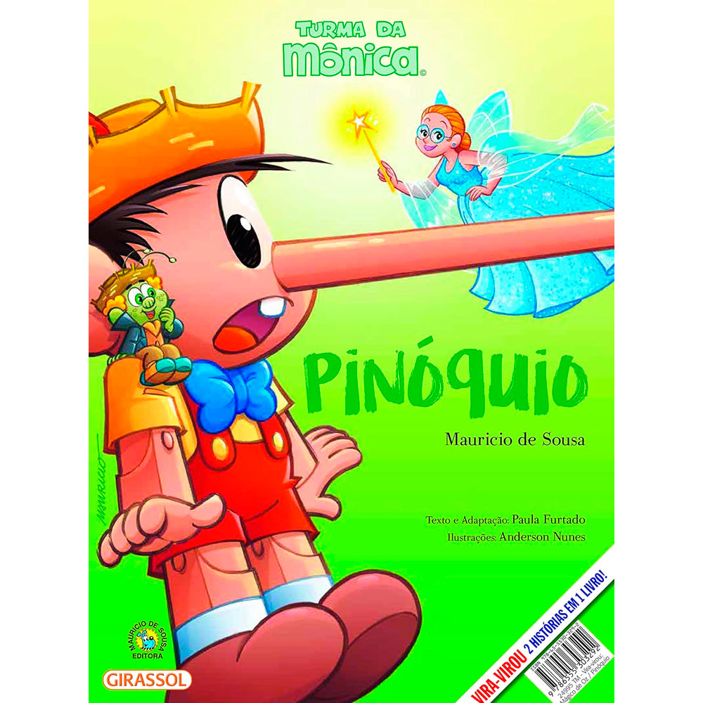 O Mágico de Oz e Pinóquio | 2 Histórias em 1 Livro | Vira - Virou
