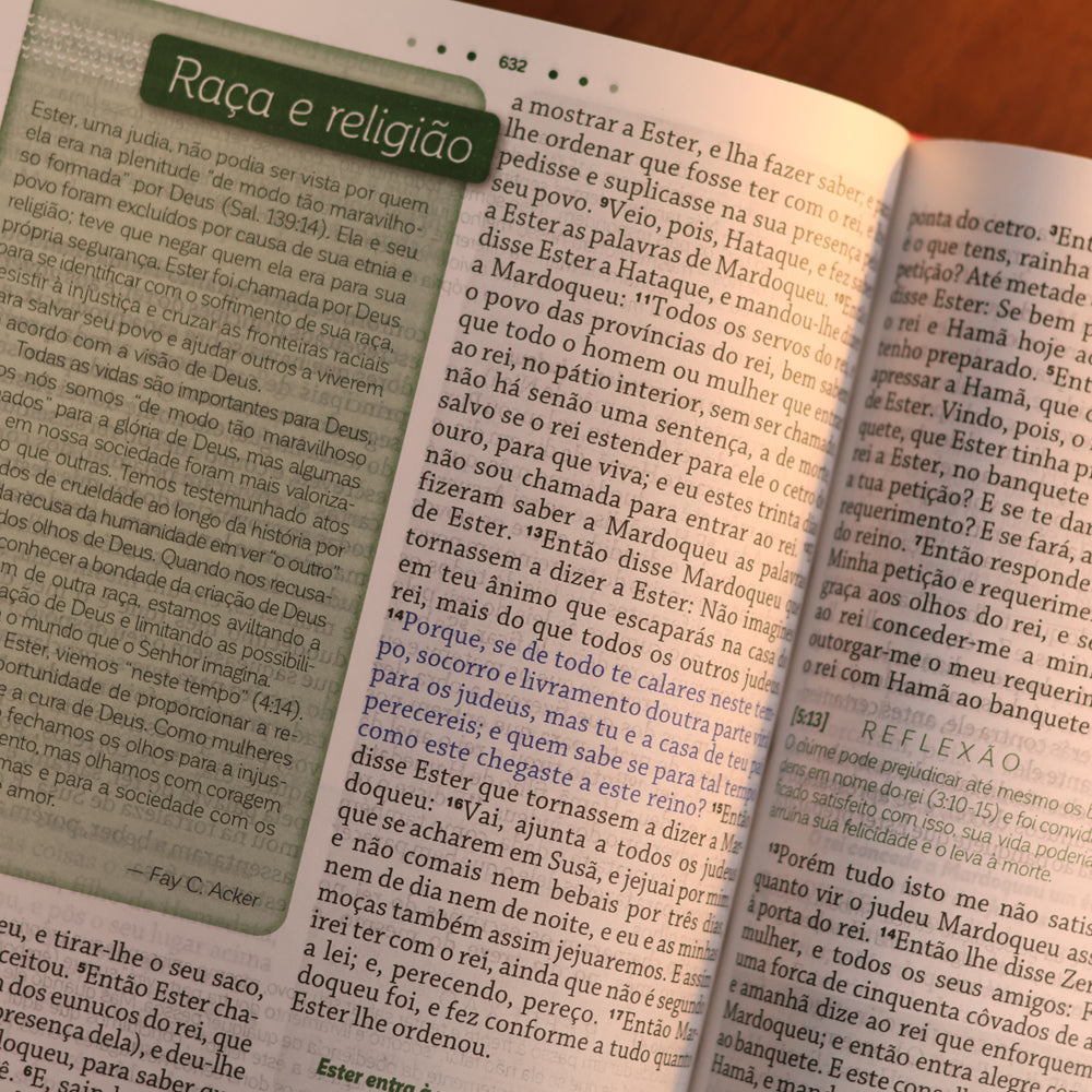 Bíblia da Mulher de Deus | ARC | Harpa Pentecostal | Letra Grande | Capa Dura Flores Vermelhas