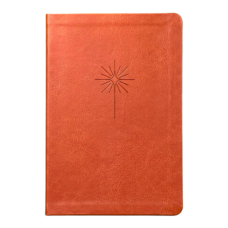 Bíblia Slim Filament | NVT | Letra Grande | Capa Couro Sintético Marrom