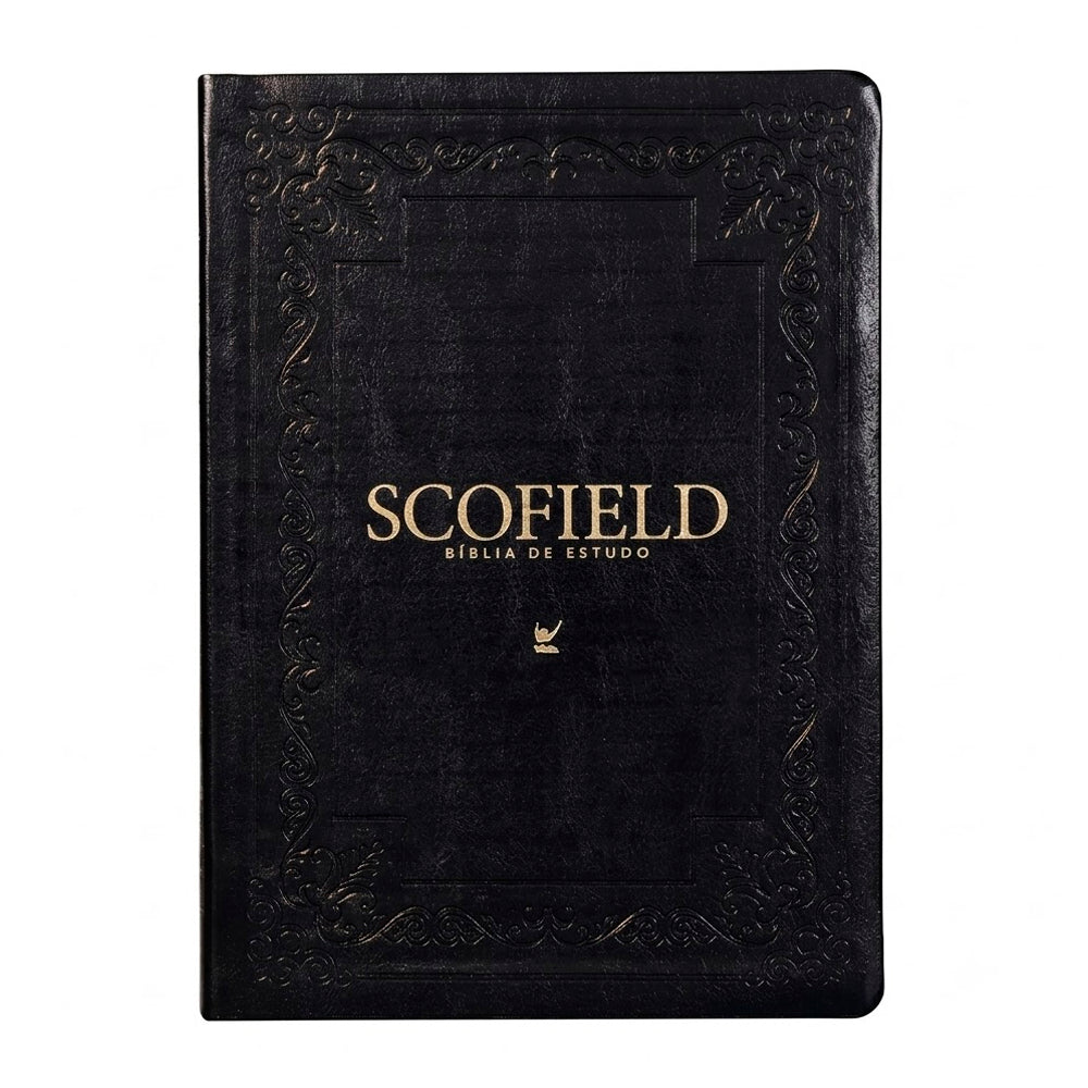Bíblia de Estudo Scofield | AEC | Capa Luxo Preta
