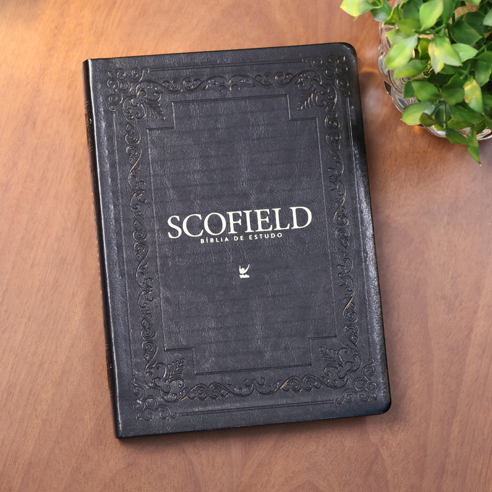 Bíblia de Estudo Scofield | AEC | Capa Luxo Preta