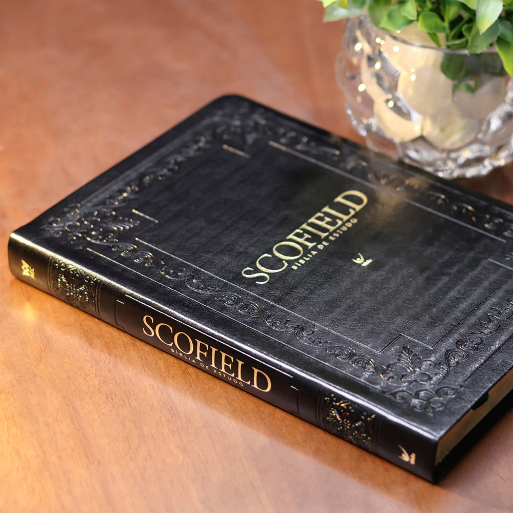 Bíblia de Estudo Scofield | AEC | Capa Luxo Preta