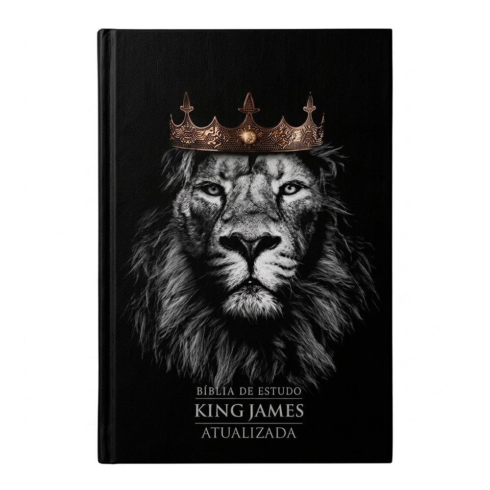 Bíblia de Estudo Rei dos Reis | KJA | Letra Hipergigante | Capa Dura