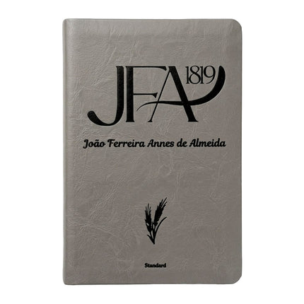 Bíblia Sagrada João Ferreira de Almeida | JFA 1819 | Standard | Letra Grande | Capa Luxo Cinza
