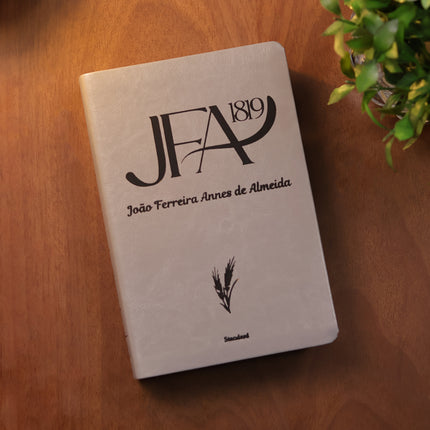 Bíblia Sagrada João Ferreira de Almeida | JFA 1819 | Standard | Letra Grande | Capa Luxo Cinza