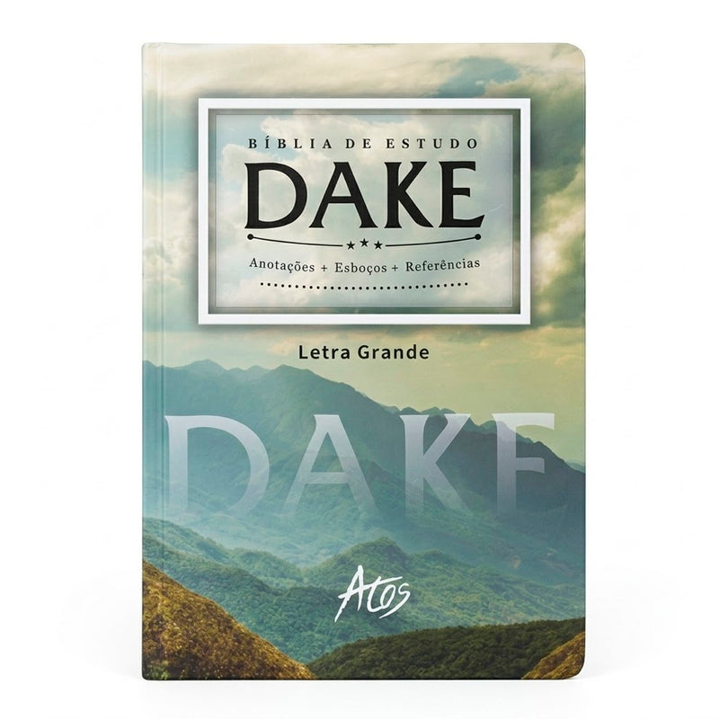 Bíblia de Estudo Dake| Letra grande | Capa Dura Montanhas