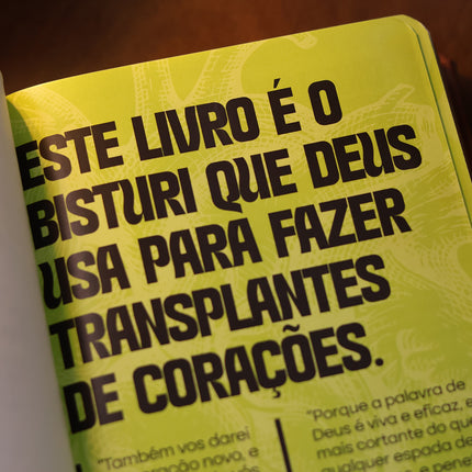Bíblia Jesus Copy | NVI | Letra Grande | Capa Luxo Marrom