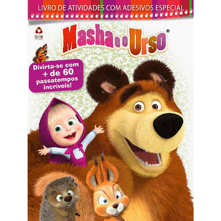 Masha E O Urso Livro De Atividades Com Adesivos Especial 01