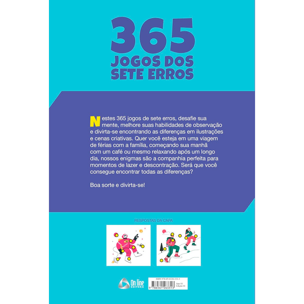 Almanque Passatempo Sabe Tudo 365 | Jogo dos 7 Erros 01