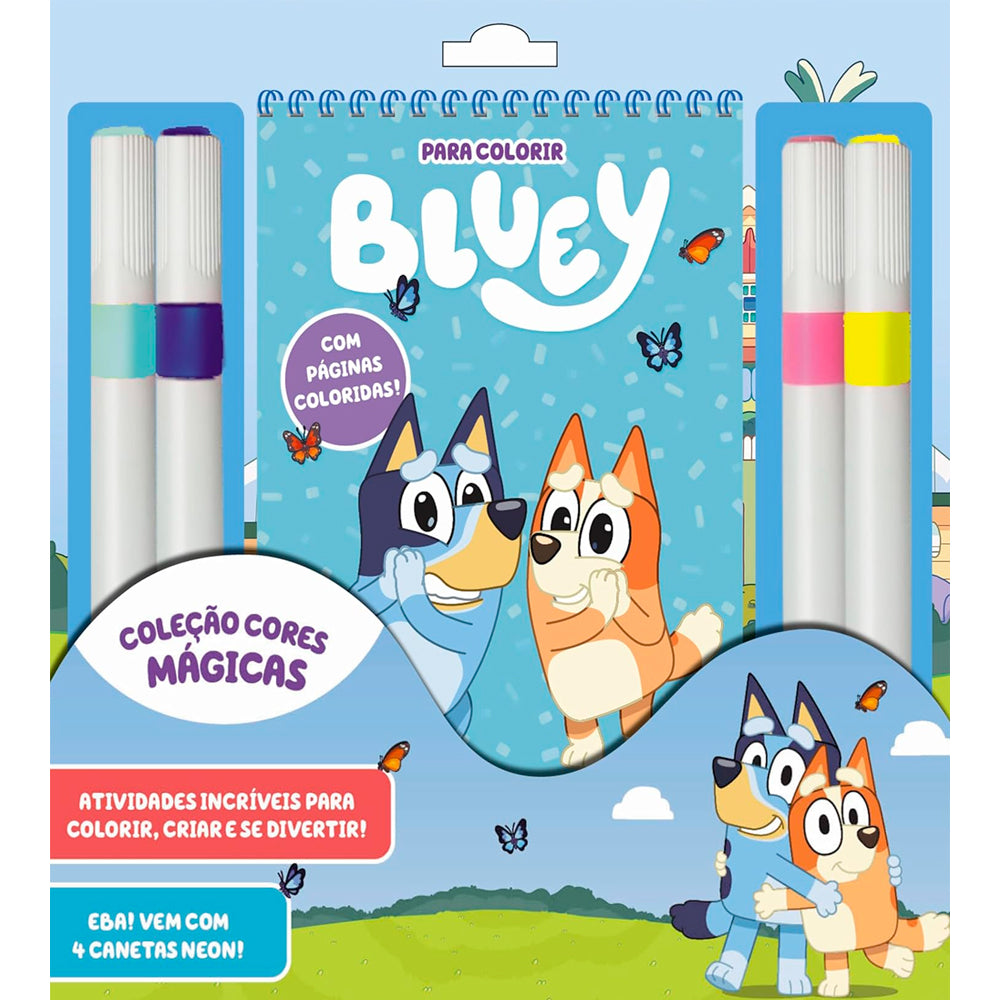 Para Colorir Bluey | Coleção Cores Mágicas